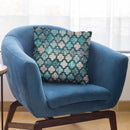 Morocco Tile Teal I Throw Pillow By Andrea Haase