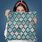 Morocco Tile Teal I Throw Pillow By Andrea Haase