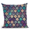 Morocco Tile Teal Throw Pillow By Andrea Haase