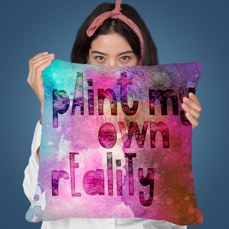 My Own Reality Throw Pillow By Andrea Haase
