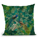 Mystic Peacocks Throw Pillow By Andrea Haase