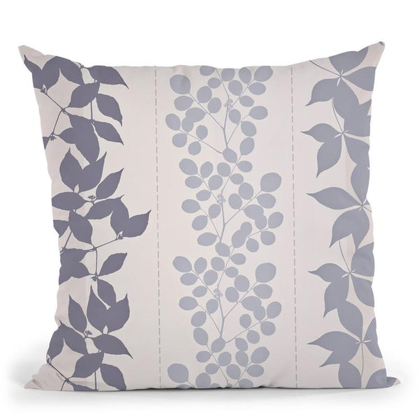 Neutral Leaf I Throw Pillow By Andrea Haase