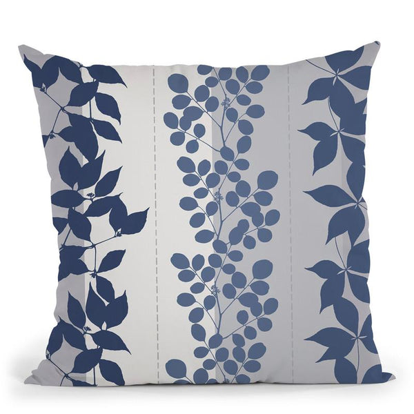 Neutral Leaf Throw Pillow By Andrea Haase