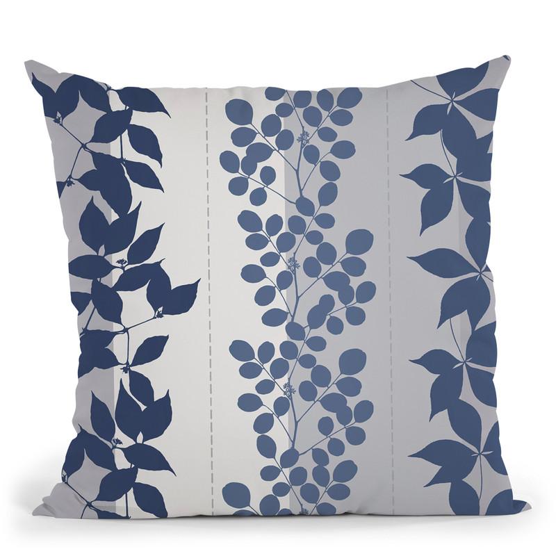 Neutral Leaf Throw Pillow By Andrea Haase