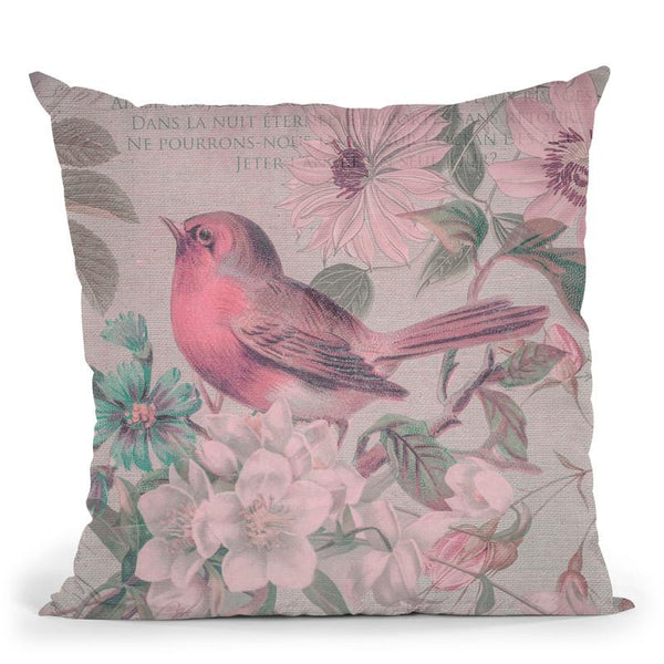 Nightingale Throw Pillow By Andrea Haase