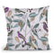Nostalgic Bird Pattern I Throw Pillow By Andrea Haase