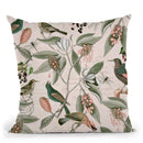 Nostalgic Bird Pattern Ii Throw Pillow By Andrea Haase