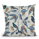 Nostalgic Bird Pattern Iv Throw Pillow By Andrea Haase