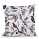 Nostalgic Bird Pattern V Throw Pillow By Andrea Haase