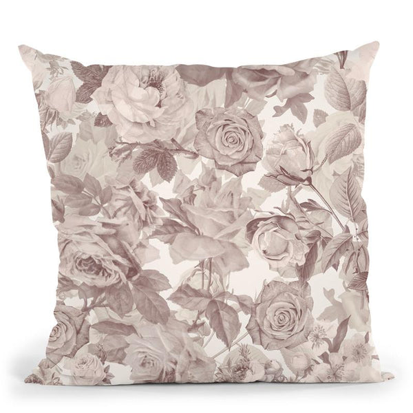 Nostalgic Kitsch Pattern I Throw Pillow By Andrea Haase
