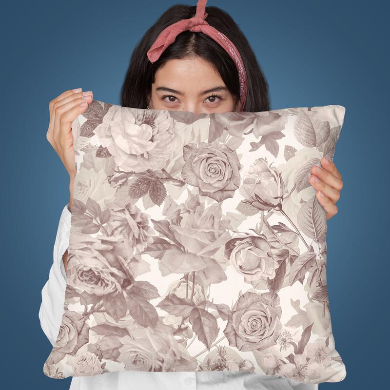 Nostalgic Kitsch Pattern I Throw Pillow By Andrea Haase