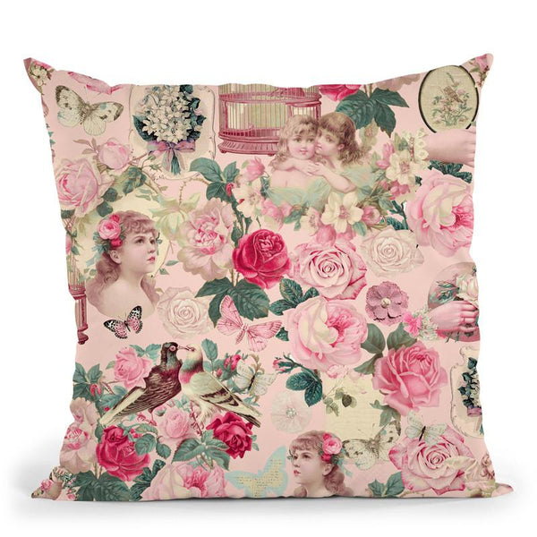 Nostalgic Kitsch Pattern Iii Throw Pillow By Andrea Haase