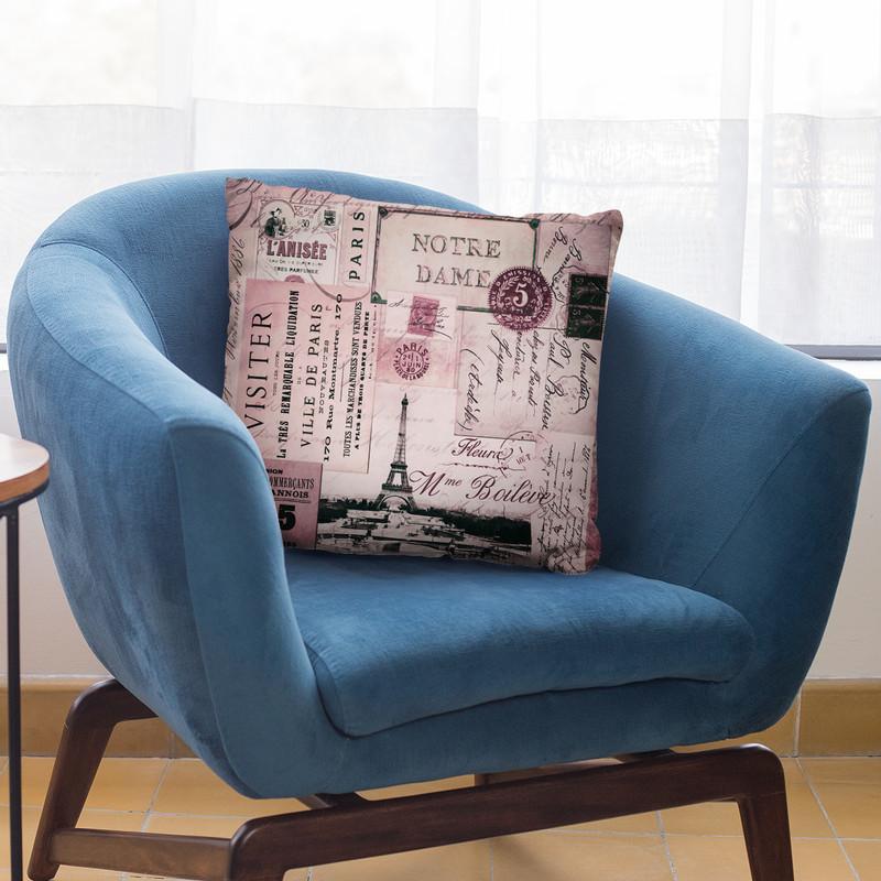 Nostalgic Paris Throw Pillow By Andrea Haase