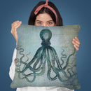 Octopus I Throw Pillow By Andrea Haase