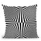 Op Art Black N White Throw Pillow By Andrea Haase