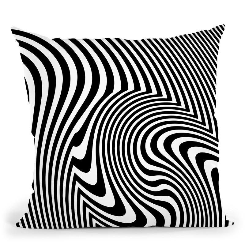 Op Art Throw Pillow By Andrea Haase