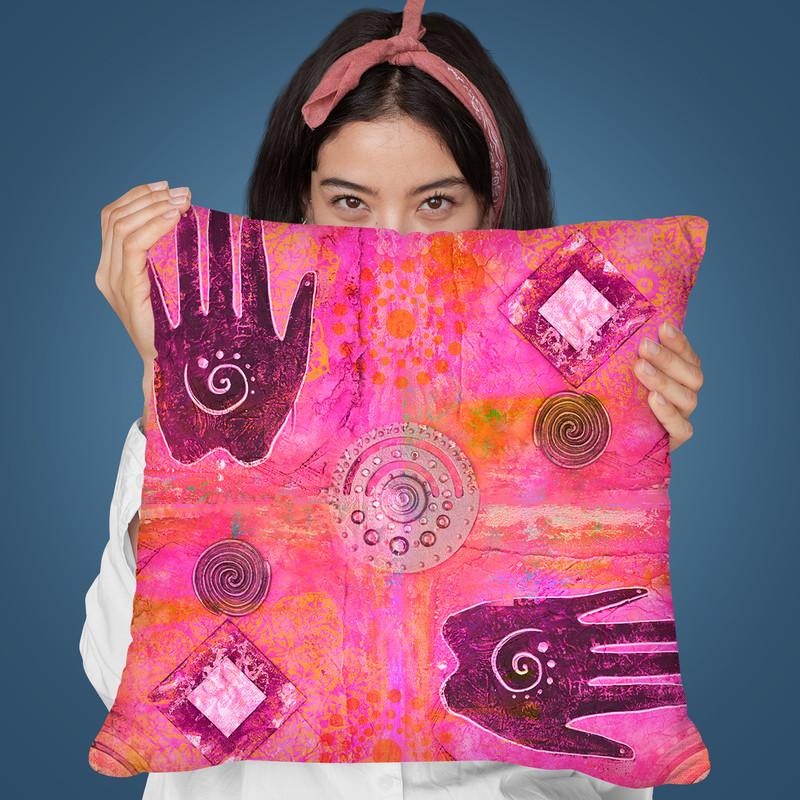 Oriental Ii Throw Pillow By Andrea Haase