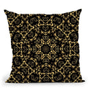 Oriental Ornament Gold Ii Throw Pillow By Andrea Haase