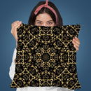 Oriental Ornament Gold Ii Throw Pillow By Andrea Haase