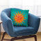 Oriental Sun Throw Pillow By Andrea Haase