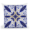 Oriental Tiles Blue Gold Ii Throw Pillow By Andrea Haase