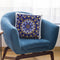 Oriental Tiles Blue Gold Iv Throw Pillow By Andrea Haase