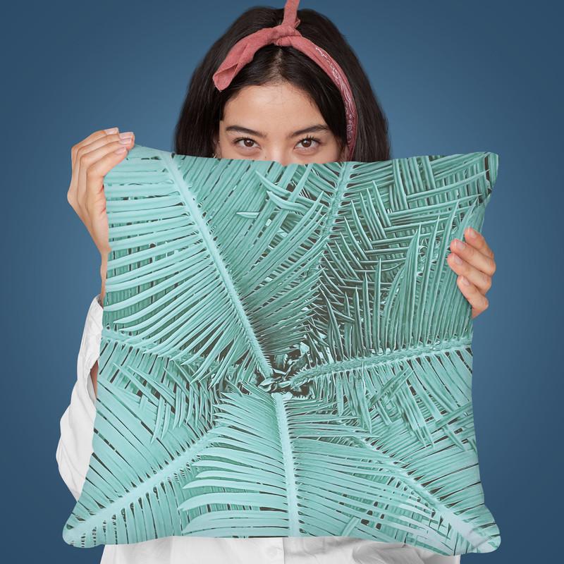 Palm I Throw Pillow By Andrea Haase