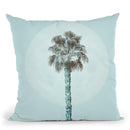 Palm Tree Moon Throw Pillow By Andrea Haase