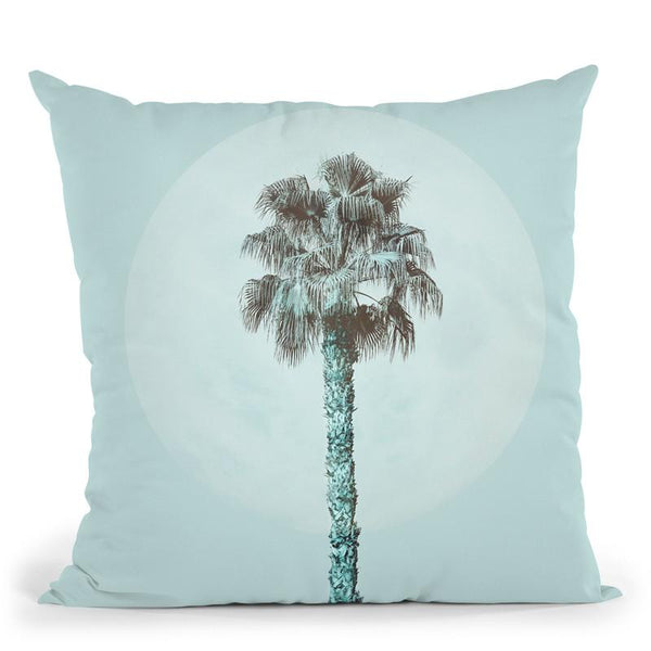 Palm Tree Moon Throw Pillow By Andrea Haase