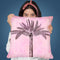 Palm Tree Pink I Throw Pillow By Andrea Haase
