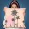 Palm Tree Pink Throw Pillow By Andrea Haase