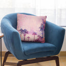 Palmtree Beach Throw Pillow By Andrea Haase