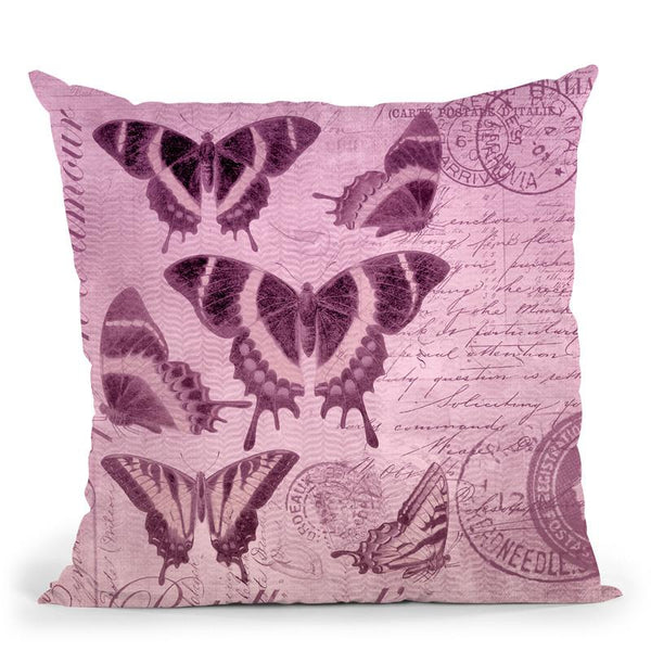 Papillon D Amour I Throw Pillow By Andrea Haase