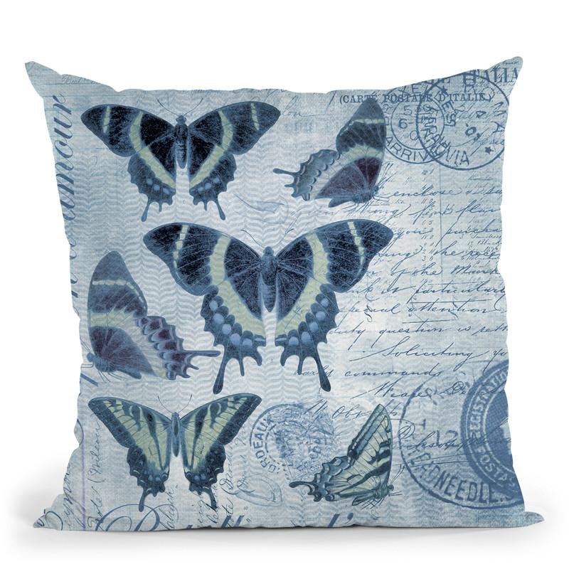 Papillon D Amour Throw Pillow By Andrea Haase
