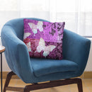 Papillon Pink Throw Pillow By Andrea Haase