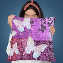 Papillon Pink Throw Pillow By Andrea Haase