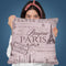 Paris Bonjour I Throw Pillow By Andrea Haase