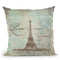 Paris Mon Amour Throw Pillow By Andrea Haase