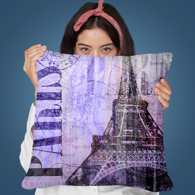 Paris Throw Pillow By Andrea Haase