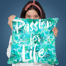 Passion For Life Throw Pillow By Andrea Haase