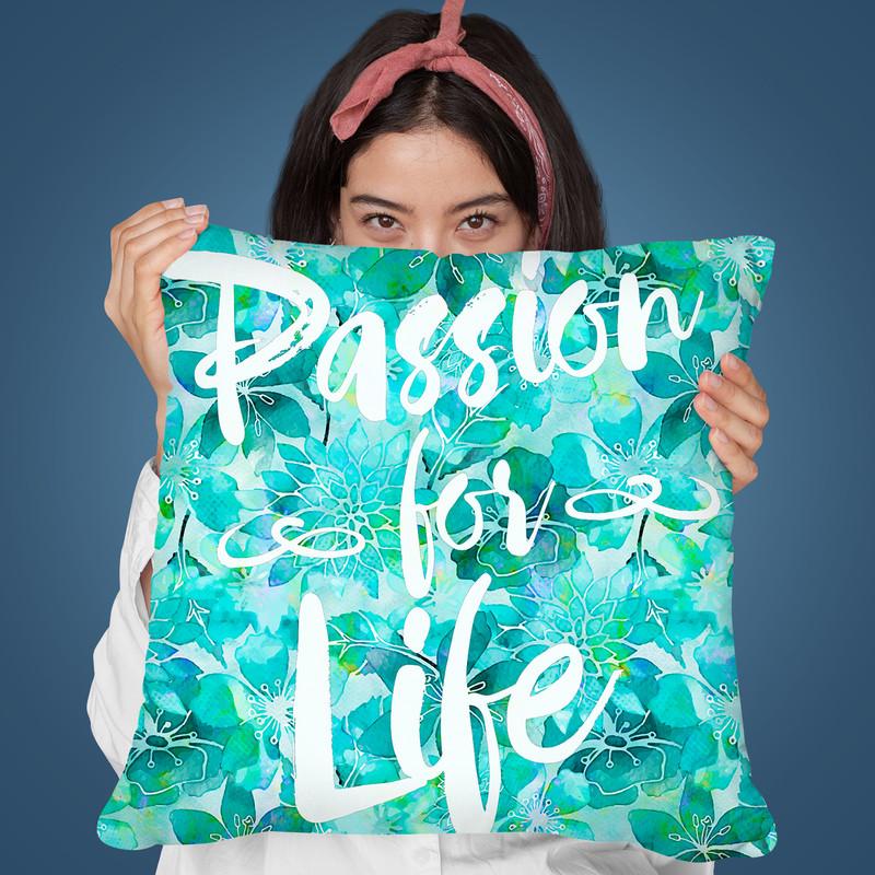 Passion For Life Throw Pillow By Andrea Haase