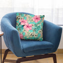 Pastel Exotic Flowers I Throw Pillow By Andrea Haase