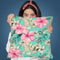 Pastel Exotic Flowers I Throw Pillow By Andrea Haase