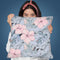 Pastel Exotic Flowers Throw Pillow By Andrea Haase