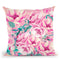 Pastel Pink Watercolor Flowers Throw Pillow By Andrea Haase