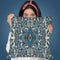 Pattern Blue Throw Pillow By Andrea Haase