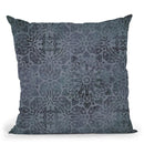 Pattern Grunge Grey Throw Pillow By Andrea Haase