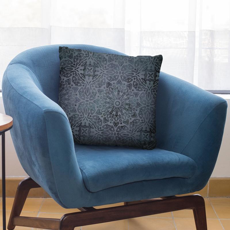 Pattern Grunge Grey Throw Pillow By Andrea Haase