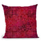Pattern Grunge Red Throw Pillow By Andrea Haase