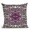 Pattern Pink Throw Pillow By Andrea Haase